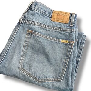 Levi Strauss Signature W40x32 Relaxed Fit Light Wash Denim Jeans‎ Men's